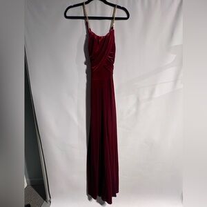 Cider Red Velvet Jumpsuit
